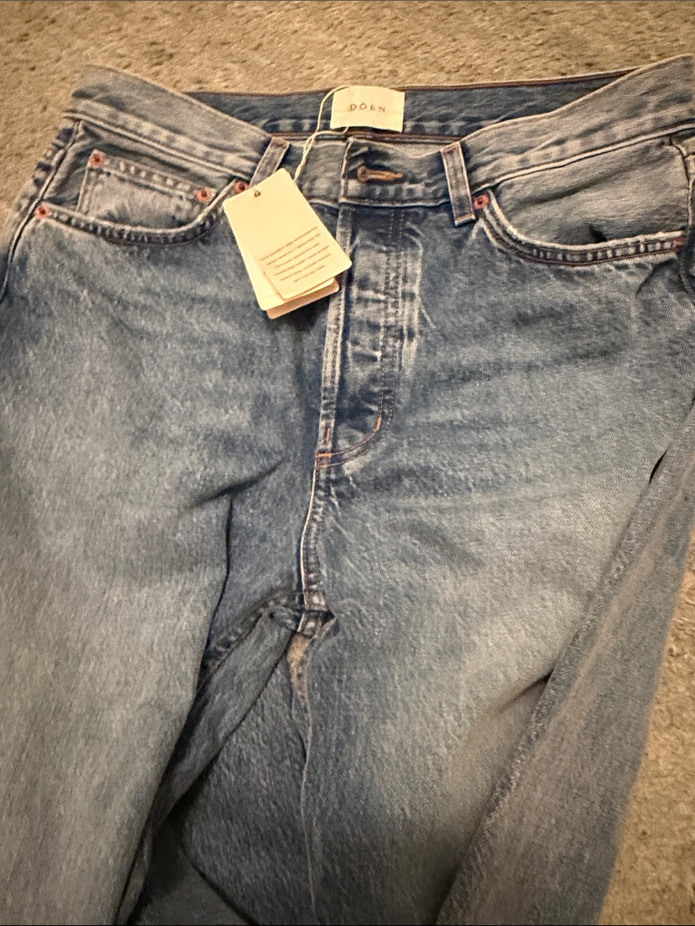 Doen Light Blue Relaxed Fit Women's Jeans